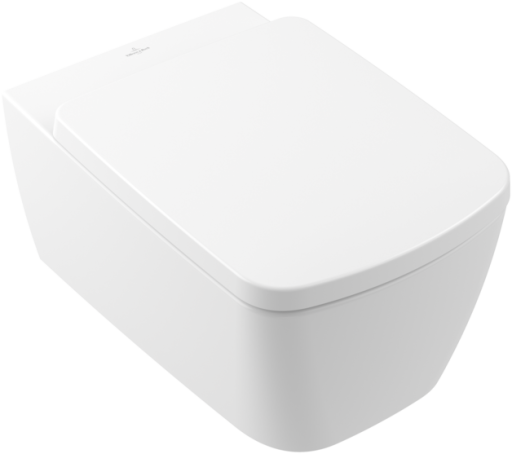 Set vas wc Villeroy & Boch Subway 3.0 TwistFlush CeramicPlus  37x56cm si capac cu inchidere lenta si QuickRelease  White Alpin