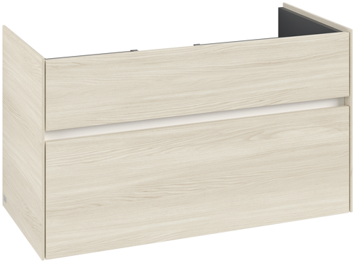 Dulap baza suspendat Villeroy & Boch Collaro cu 2 sertare  95.4x44.4cm  White Oak