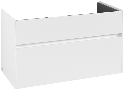 Dulap baza suspendat Villeroy & Boch Collaro cu 2 sertare  95.4x44.4cm  White Matt