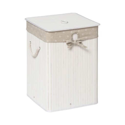 Coș de rufe din lemn și material textil 62 l Kankyo – Premier Housewares
