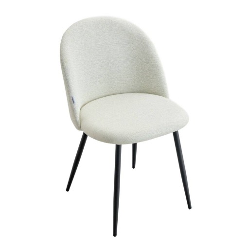 Scaun Ampla, Homla, 56x47x78 cm, metal/poliester, ecru