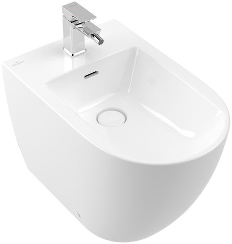 Bideu pe pardoseala Villeroy & Boch Subway 3.0  back-to-wall  White Alpin