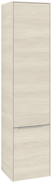 Dulap inalt suspendat Villeroy & Boch Subway 3.0 171x40x35cm  orientare stanga  White Oak  maner aluminiu