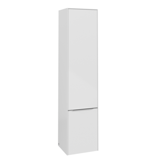 Dulap inalt suspendat Villeroy & Boch Subway 3.0 171x40x35cm  orientare stanga  Brilliant White  maner aluminiu