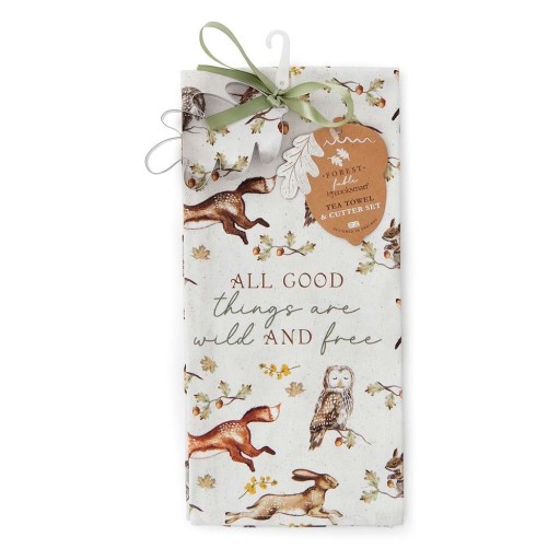 Prosoape de vase 2 buc. din bumbac 45x65 cm Forest Fable – Cooksmart ®