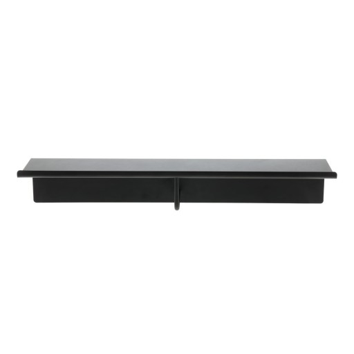 Cuier de perete negru cu raft din oțel 21,5 cm A-Coat – Zone