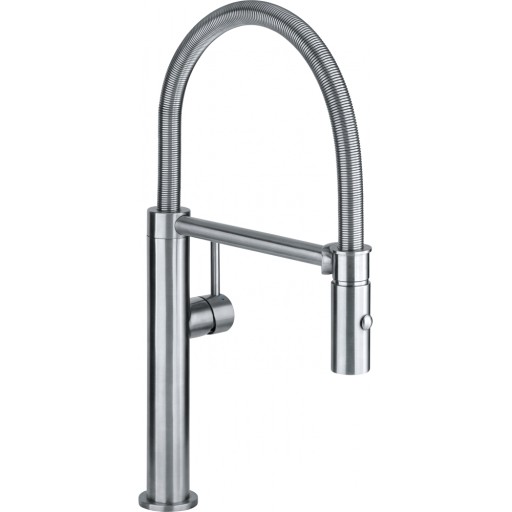 Baterie bucatarie Franke Mythos Pescara L Semi-Pro cu pipa flexibila  Inox