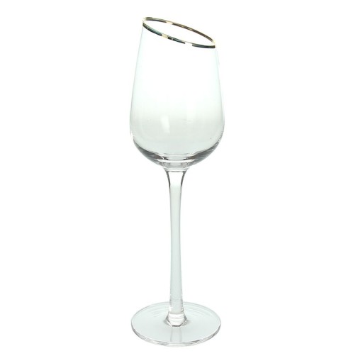 Set 6 pahare Margot, Andrea Fontebasso, 200 ml, sticla, auriu/transparent