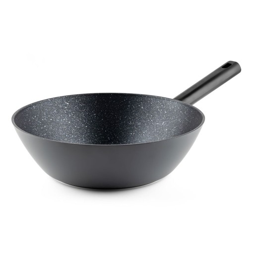 Tigaie Wok Regina, Luigi Ferrero, 30x9 cm, aluminiu forjat