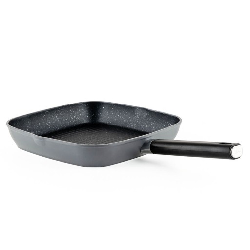 Tigaie grill Regina, Luigi Ferrero, 26x26 cm, aluminiu forjat