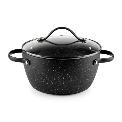 Oala cu capac Symphony, Luigi Ferrero, 20x9 cm, 2.6 L, aluminiu forjat