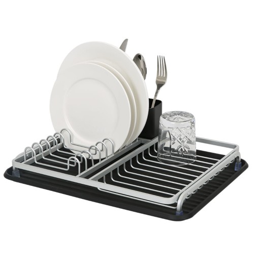 Scurgator de vase cu suport tacamuri FR-3932A, Luigi Ferrero, 43x32x12 cm, aluminiu rezistent la rugina