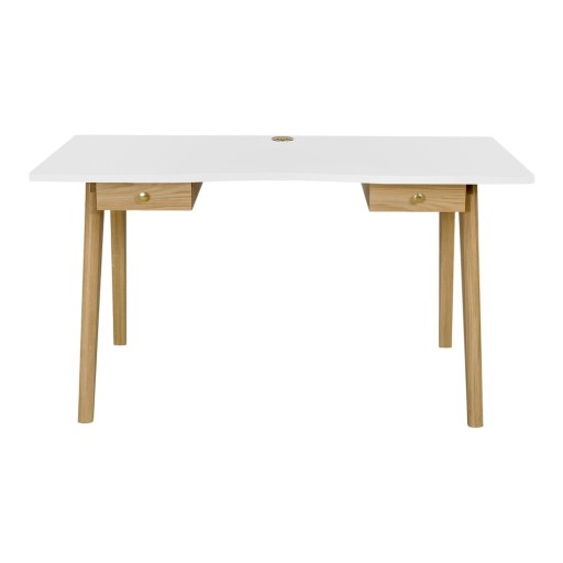 Birou cu aspect de lemn de stejar 70x140 cm Nice – Woodman