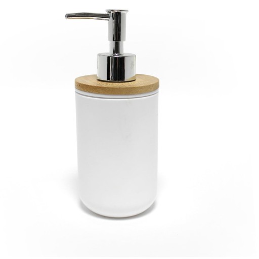 Dozator de săpun lichid alb din plastic 91 ml Smart – douceur d'intérieur