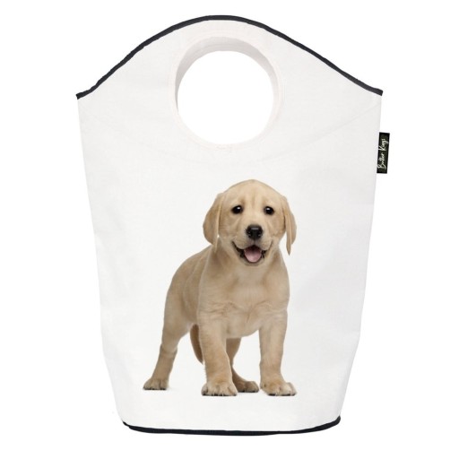 Coș de jucării pentru copii alb din material textil 57x26x70 cm The Cutest Ones – Butter Kings