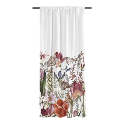 Draperie din bumbac satinat 110x170 cm Floral – Butter Kings
