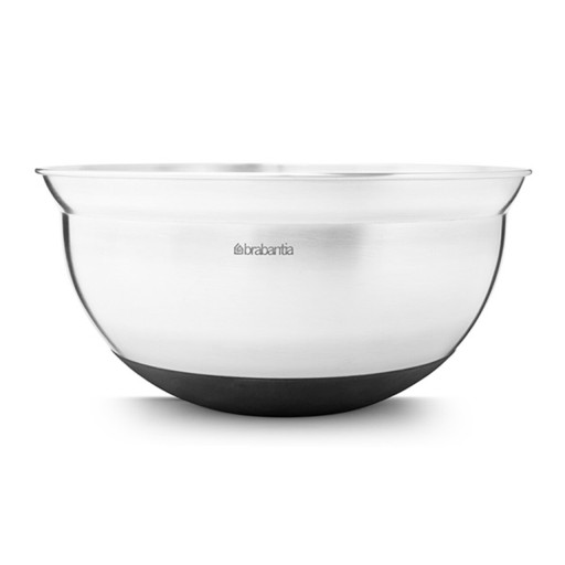 Bol pentru mixat, Brabantia, Matt, 26.2x12.6 cm, 3 L, inox, argintiu mat