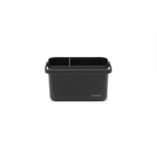 Organizator de chiuveta, Brabantia, SinkSide, 22x11x13.4 cm, plastic reciclat, gri inchis