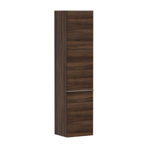 Dulap inalt suspendat Hansgrohe Xelu Q cu usa orientare stanga  40x35x165cm  nuc inchis  maner crom
