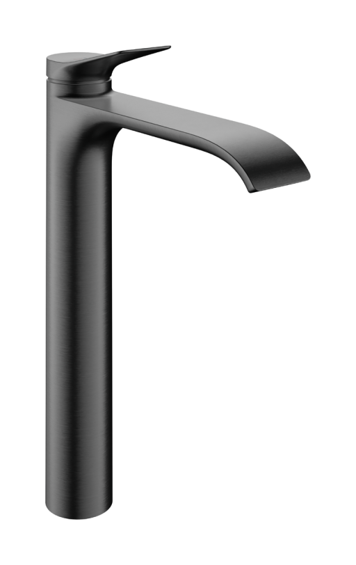 Baterie lavoar Hansgrohe Vivenis 250 CoolStart  fara ventil  pentru lavoare tip bol   negru periat