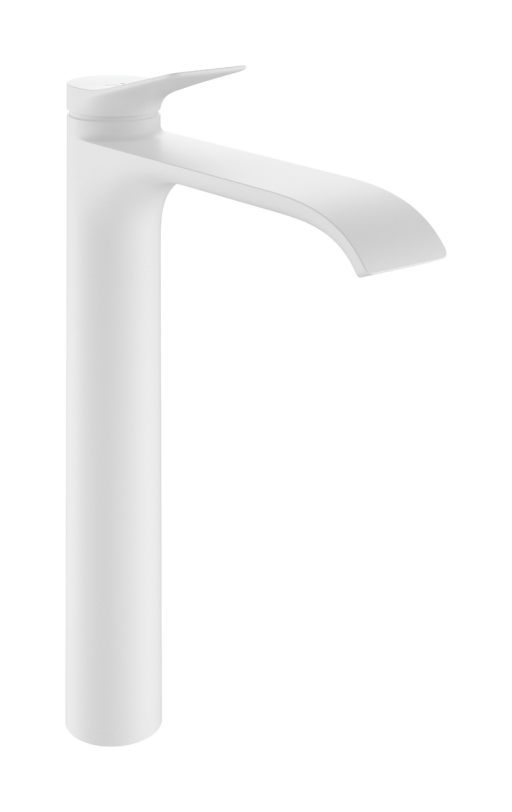 Baterie lavoar Hansgrohe Vivenis 250 CoolStart  fara ventil  pentru lavoare tip bol   alb mat