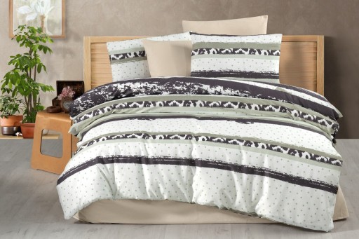 Lenjerie de pat pentru o persoana, Tina, Life Style, 50% bumbac / 50% poliester
