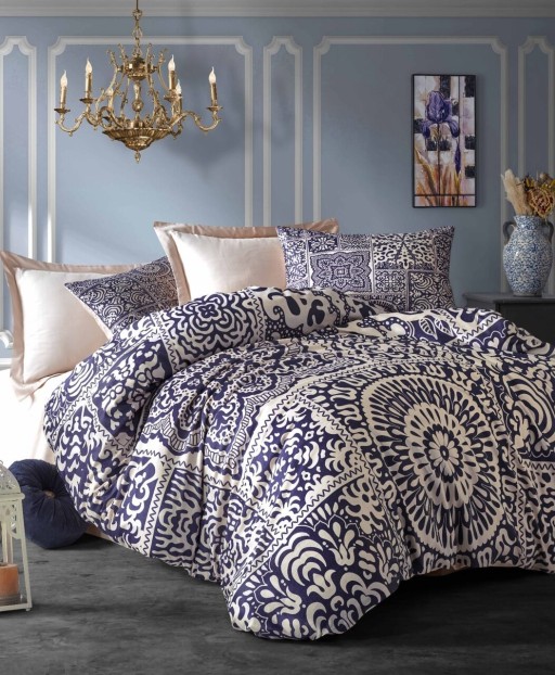 Lenjerie de pat pentru o persoana, 484, Pearl Home, Poliester Satinat