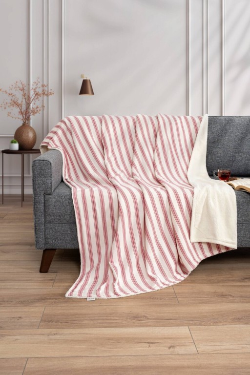 Patura Single, Soren Wellsoft - Red, DC Home, Bumbac/poliester