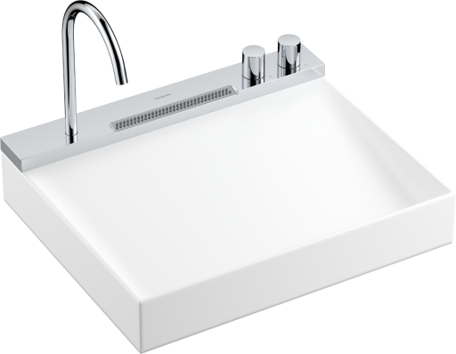 Lavoar cu baterie termostatata incorporata Hansgrohe Avalegra AquaUnit 58x47.5x10cm  crom