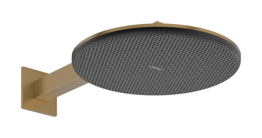 Palarie de dus Hansgrohe Raindance Alive Select S 300 2jet EcoSmart cu brat de dus de perete 39cm  bronz periat