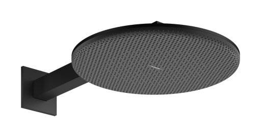Palarie de dus Hansgrohe Raindance Alive Select S 300 2jet EcoSmart cu brat de dus de perete 39cm  negru mat