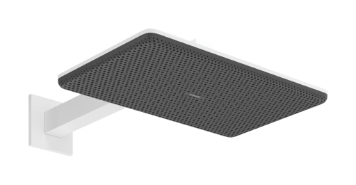 Palarie de dus Hansgrohe Raindance Alive Select Q 210x340 2jet EcoSmart cu brat de dus de perete 39cm  alb mat