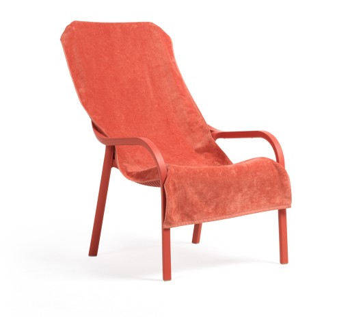Prosop de plaja pentru fotoliu Nardi Net Lounge 158x60cm  corallo