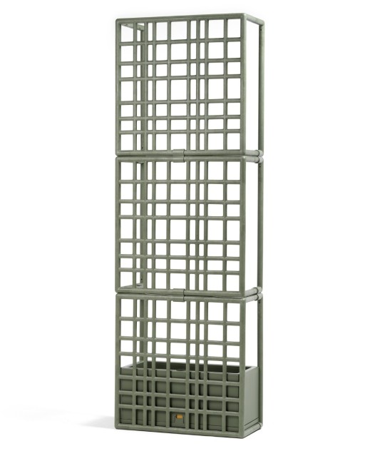 Sistem modular de separatoare Nardi Sipario 3 cu sistem auto-irigare ghivece  70.5x211cm  verde cactus