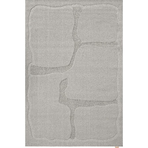 Covor gri din lână 160x230 cm Morphic Organica – Agnella