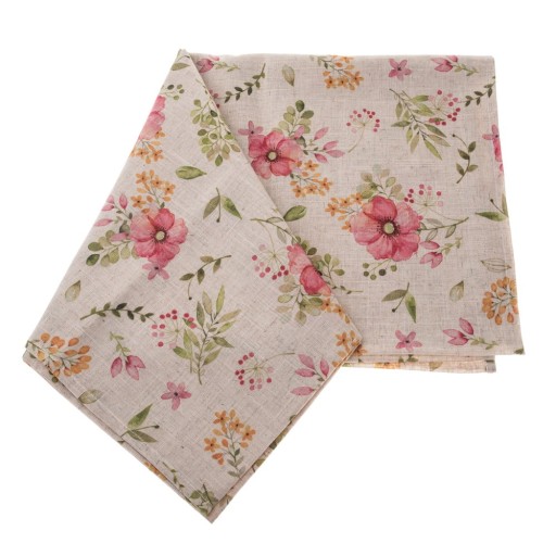 Față de masă lavabilă din amestec de in 140x140 cm – Dakls