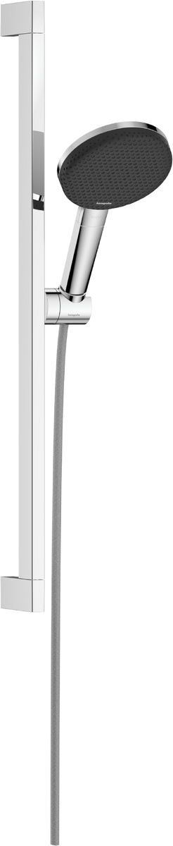 Set de dus Hansgrohe Raindance Alive Select S 125 3jet EcoSmart cu bara Unica E Puro 65cm  crom