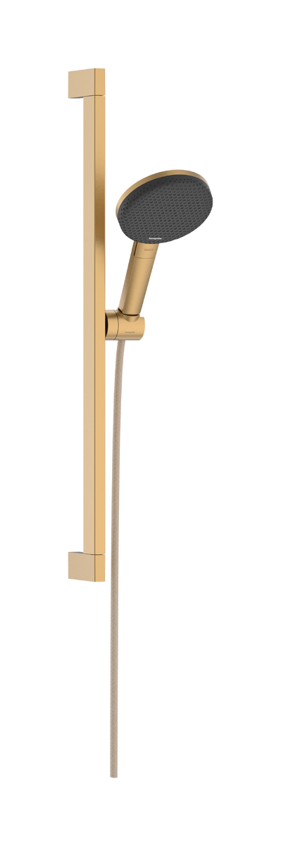 Set de dus Hansgrohe Raindance Alive Select S 125 3jet EcoSmart cu bara Unica E Puro 65cm  bronz periat