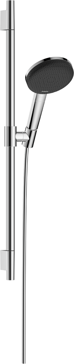 Set de dus Hansgrohe Raindance Alive Select S 125 3jet EcoSmart cu bara Unica S Puro 65cm  crom