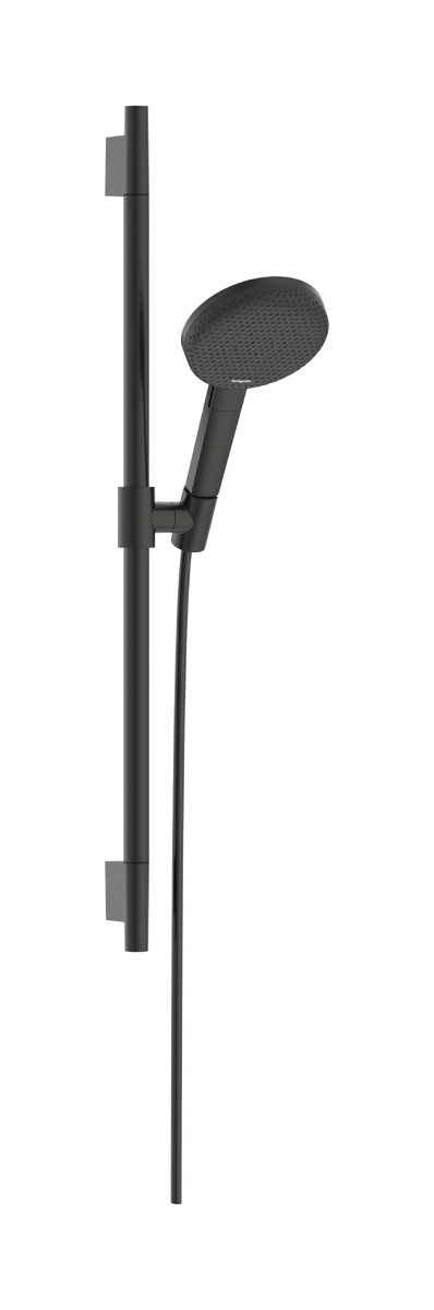 Set de dus Hansgrohe Raindance Alive Select S 125 3jet EcoSmart cu bara Unica S Puro 65cm  negru periat