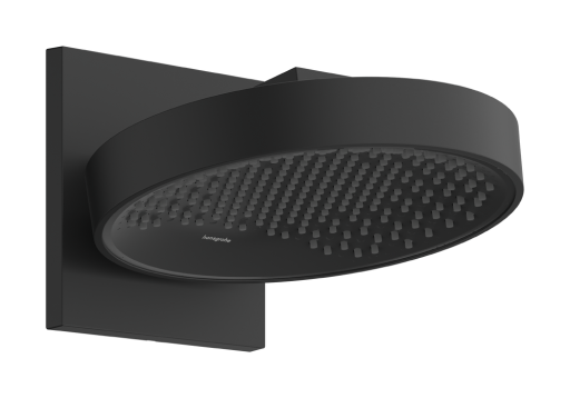 Palarie de dus Hansgrohe Rainfinity 250 1jet EcoSmart cu placa de conectare la perete  negru mat