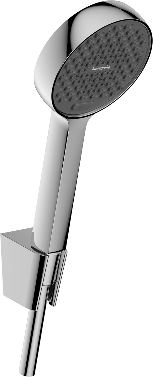 Set de dus Hansgrohe Activera Select S 95 2jet EcoSmart cu agatatoare si furtun 160cm crom