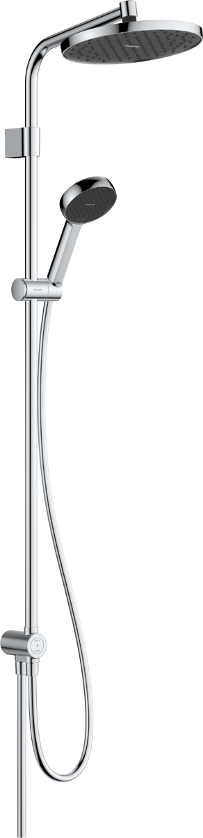 Coloana de dus Hansgrohe Activera S 240 1jet EcoSmart Reno Varia  fara baterie  crom