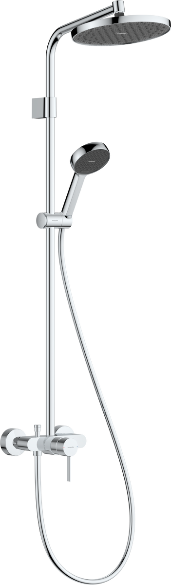 Coloana de dus Hansgrohe Activera S 240 1jet EcoSmart cu baterie Varia   crom
