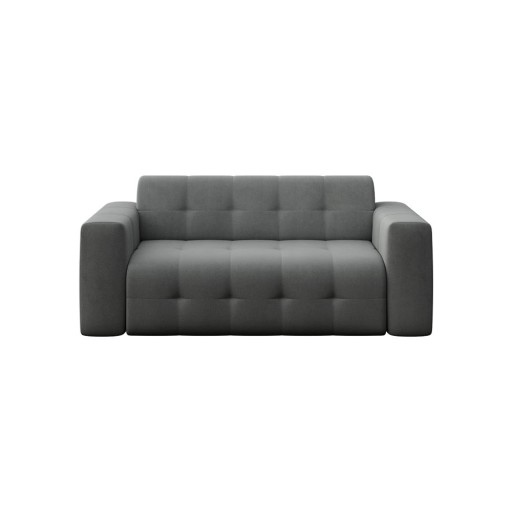 Canapea gri cu tapițerie din catifea 199 cm Tuil – Rodier