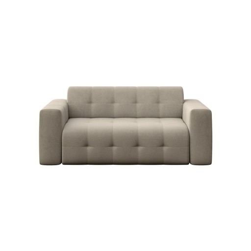 Canapea maro deschis cu tapițerie din catifea 199 cm Tuil – Rodier
