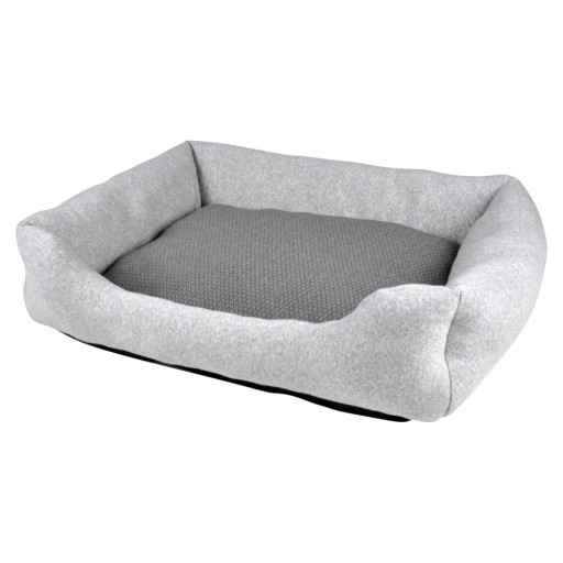 Pat pentru animale de companie gri deschis pentru câini 70x58 cm Graphene – Love Story