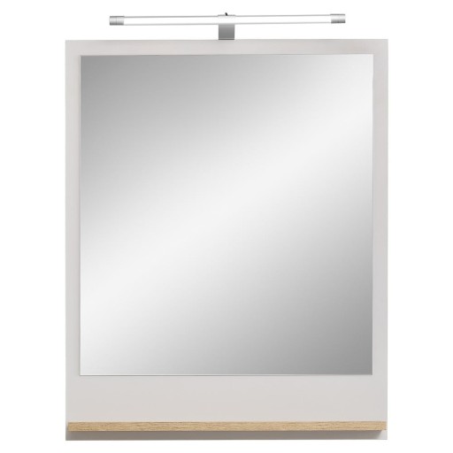 Oglindă de perete cu led, cu raft 60x74,5 cm Quickset 966 – Pelipal