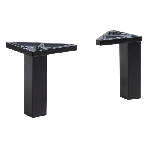 Picioare pentru mobilă negre 2 buc. Quickset 395 – Pelipal