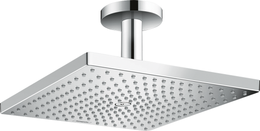Palarie de dus Hansgrohe Raindance E 300 1jet EcoSmart cu brat de dus de tavan 10cm  crom